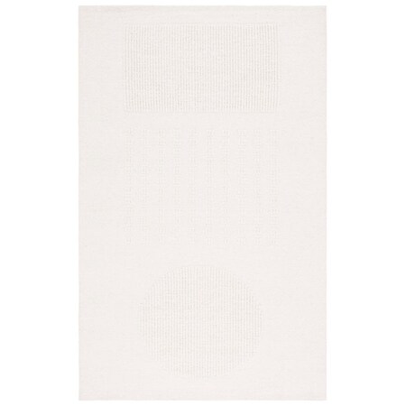 Safavieh 3 x 5 ft. Natural Hand Woven Wool & Cotton Rectangle Area Rug, Ivory NAT222A-3